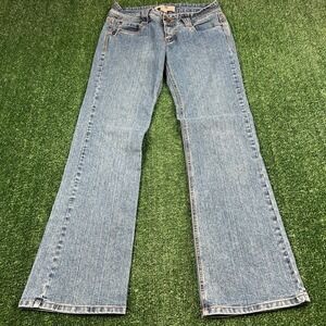 Vintage Jolt Jeans Women's Sz 9 31x31" Blue Low Rise Flare Stretch Bootcut Y2K